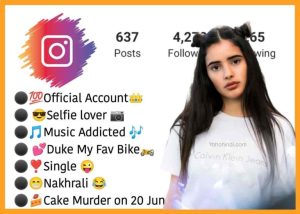 Instagram Bio Ideas for Girls 